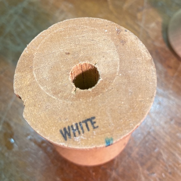 Set of 10 Wooden Spools 2” x 1 1/2” - Picture 5 of 7